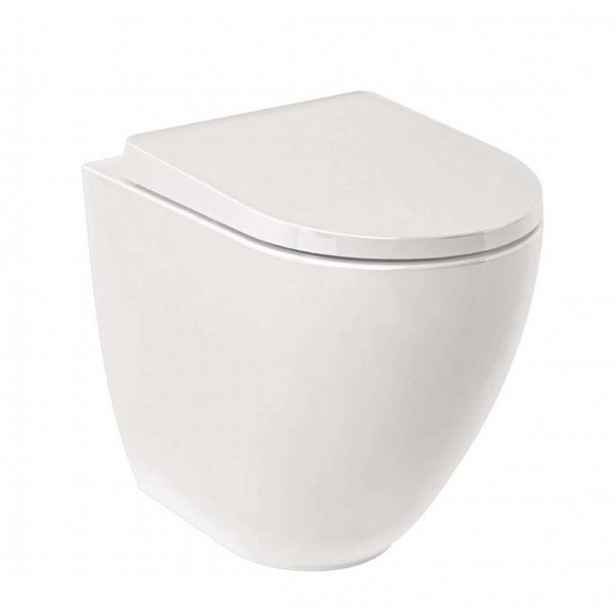 Kludi Resa D - Stojící WC, vario odpad, Rimless, lesklá bílá 24WCB0443