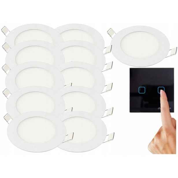 Moderní sada panelů Halogen 3W 11x spínač