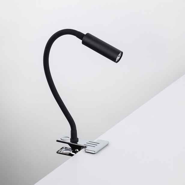 Stolní lampa s klipem černá Led G9 nastavitelná Lagos Tk Lighting