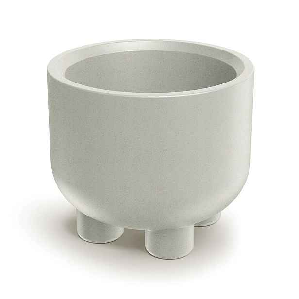 Prosperplast Květináč Moltas Round s nožičkami pískový, varianta 48 cm