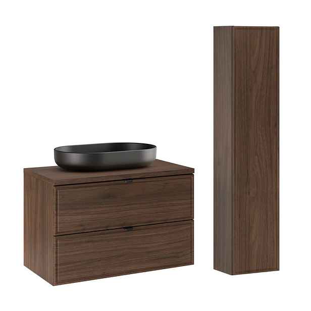 Petits-meubles KOUPELNOVÝ NÁBYTEK 80cm Elias 2er-Set Dřevo