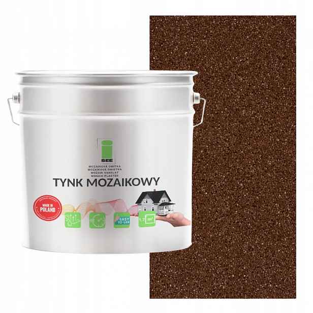 Mozaiková omítka pryskyřičná Marmolit Hnědá M93 7 kg I See Mrazuvzdorná Premium