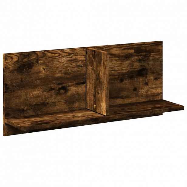 vidaXL Nástěnná skříňka 70 x 16,5 x 30 cm kouřový dub kompozitní dřevo