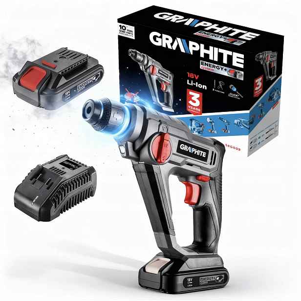 Vrtačka Sds+ aku 2Ah nabíječka Graphite