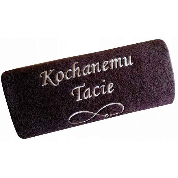 Výjimečný dárek ke Dni Tatínků Pro Otce Tchána, ručník s Nápisem, jméno výšivka
