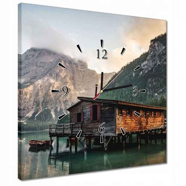 Hodiny 40x40 Horský přístav