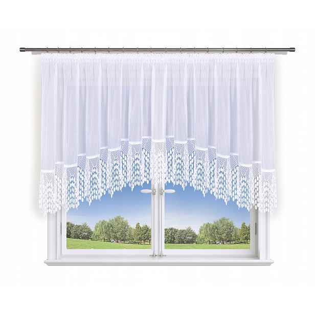 Hotová záclona 300x180 oblouk markýza, guipure 30 cm
