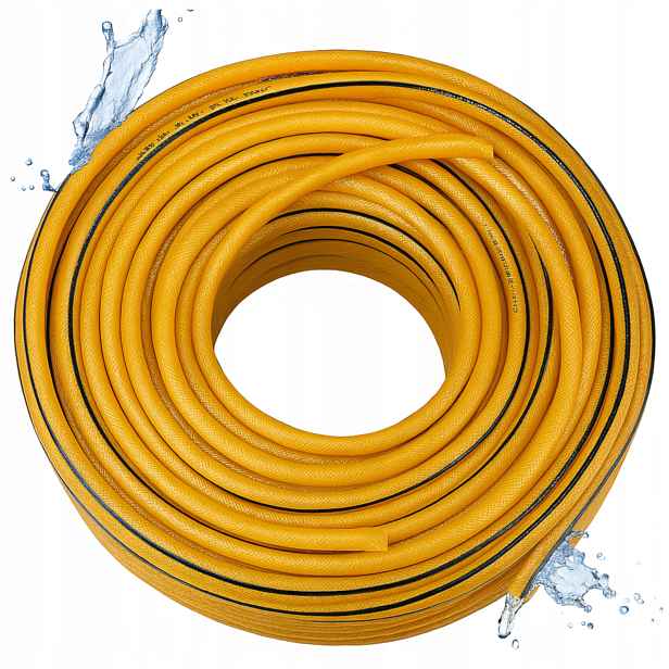 Hadice Velmi silná 1/2" 100 m Pvc zavlažování se zesíleným vláknem