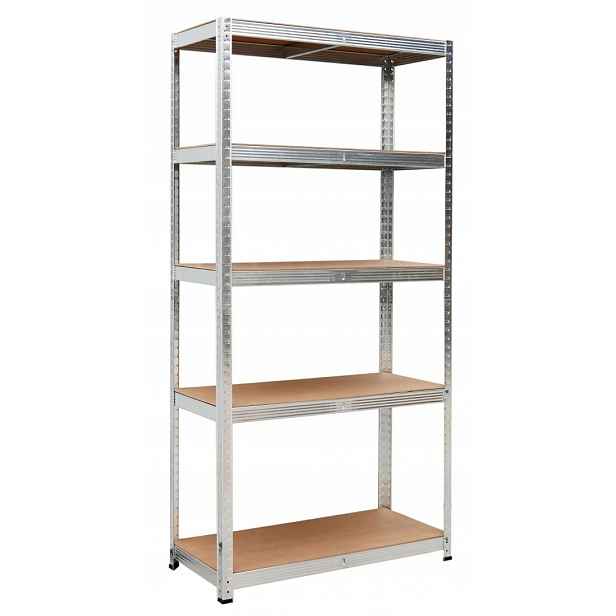 Skladový regál 5 úrovní 150x75x30 nosnost 625