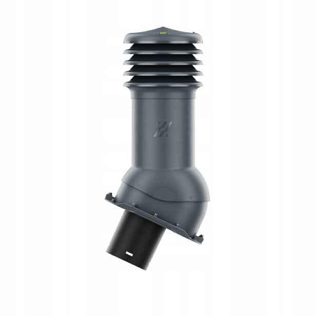 Větrací komín HiVent nezateplený, průměr 150 mm Antracit