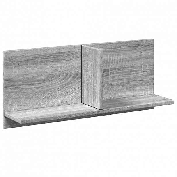 vidaXL Nástěnná skříňka 70 x 16,5 x 30 cm šedá sonoma kompozitní dřevo