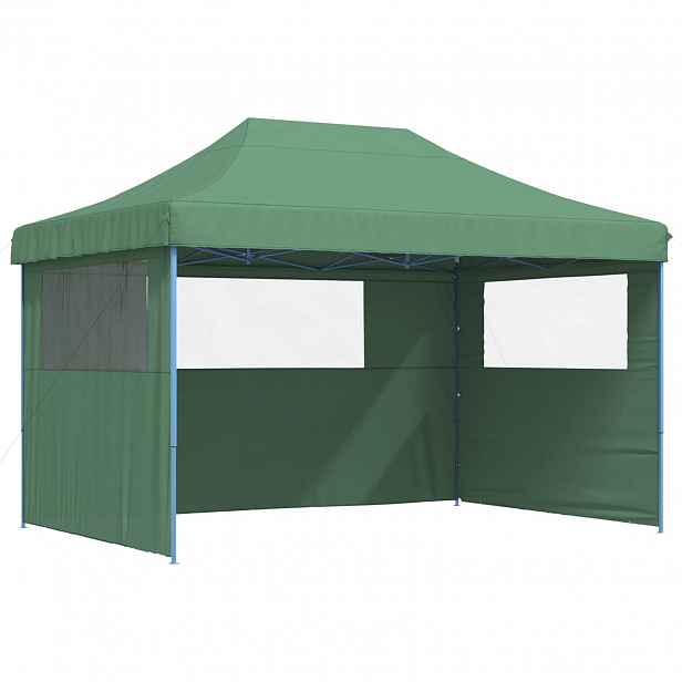 vidaXL Party Stan 279 x 410 x 315 cm Zelená Oxford látka