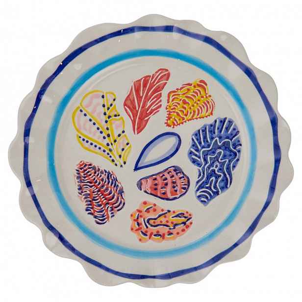 Butlers CORAL COAST Talíř mušle 22 cm - mix