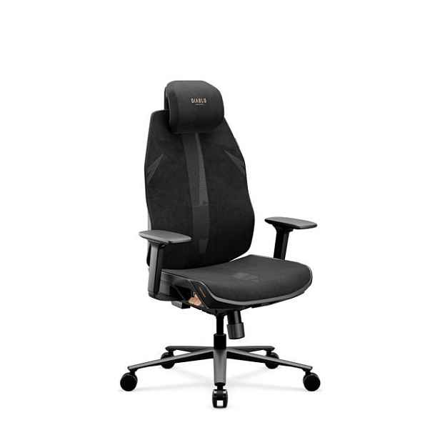 Ergonomická kancelářská židle černá: Diablo V-Flash Ultra Black