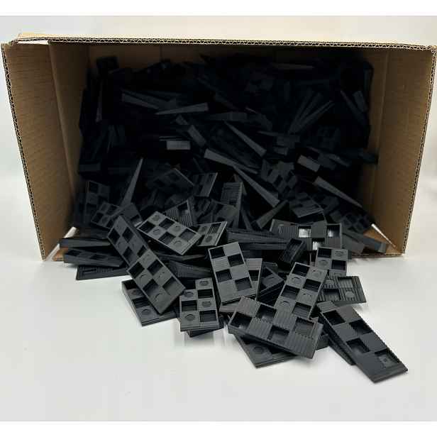 Montážní Klíny Na Okna Xs 11x29x65mm 500 ks Pvc