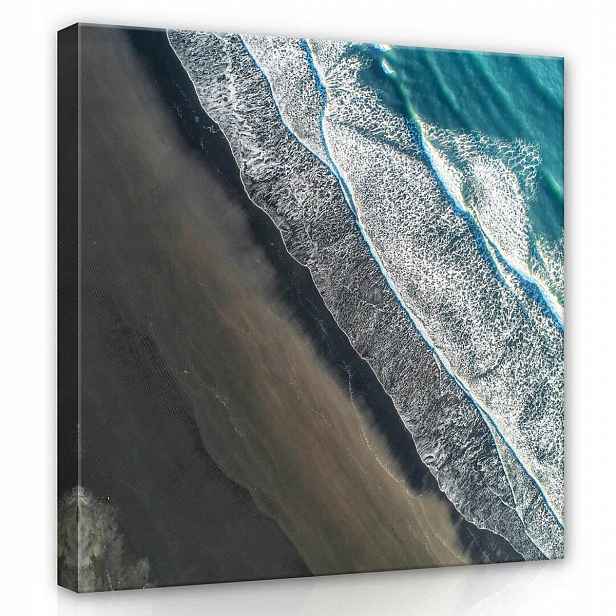 Obraz Na Plátně Plátno 80x80 Pláž Moře Oceán Vlny Voda Perspektiva Výhled