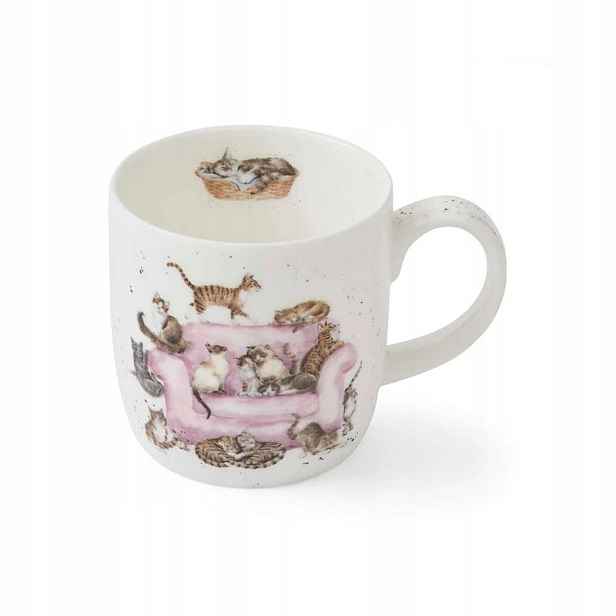 Porcelánový Hrnek Royal Worcester Kociniec Cattitude Kočky by Hannah Dale
