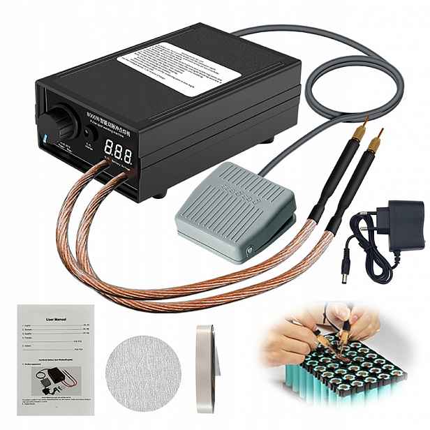 Svařovací Stroj Bodový 8000W 0-1200A S Nožním Pedálem