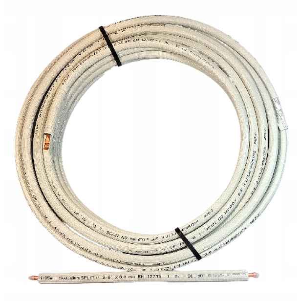 Trubka v izolaci pro klimatizaci Sollidium 0,7 mm 1/4" 25 mb