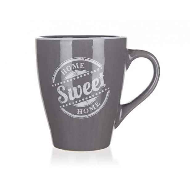 Hrnek Sweet Home 310 ml, šedý