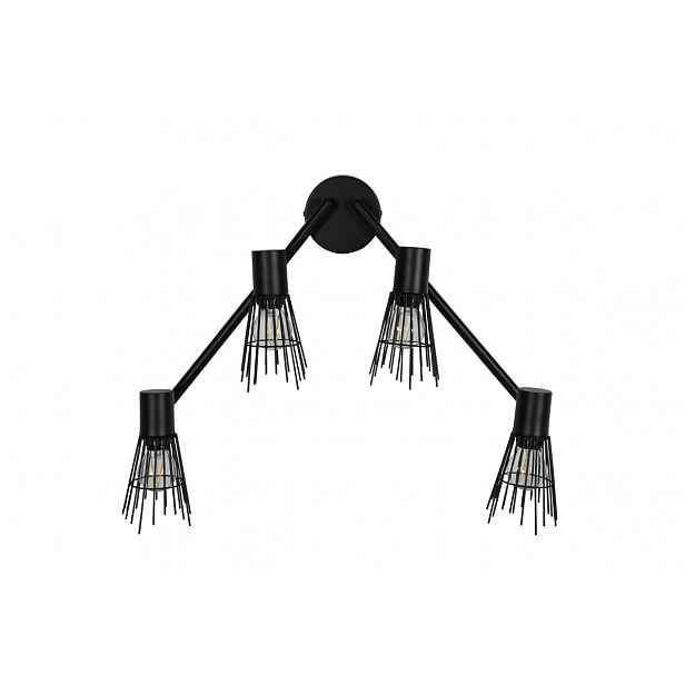 Designová nástěnná lampa PICO, černá