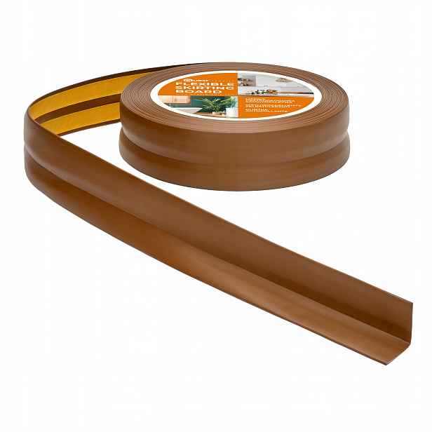 Ukončovací lišta samolepicí Pvc hnědá 25x25mm 20m
