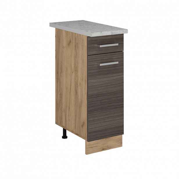 Vicco SPODNÍ SKŘÍŇKA KUCHYŇSKÉ LINKY R-Line Ušlechtilá šedá 30 cm PD Mramor
