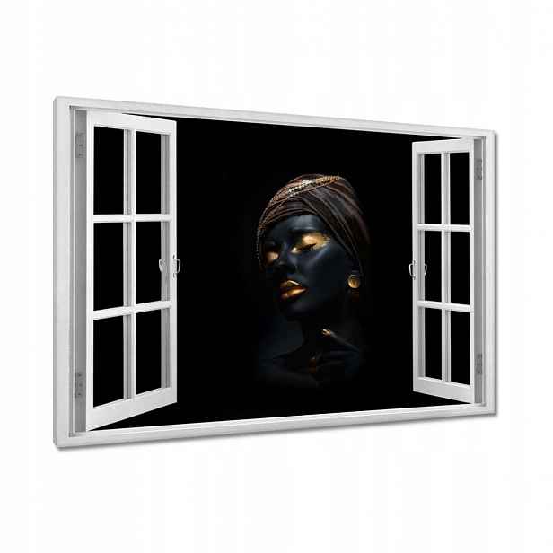 Obrazy 120x80 Zlatý make-up