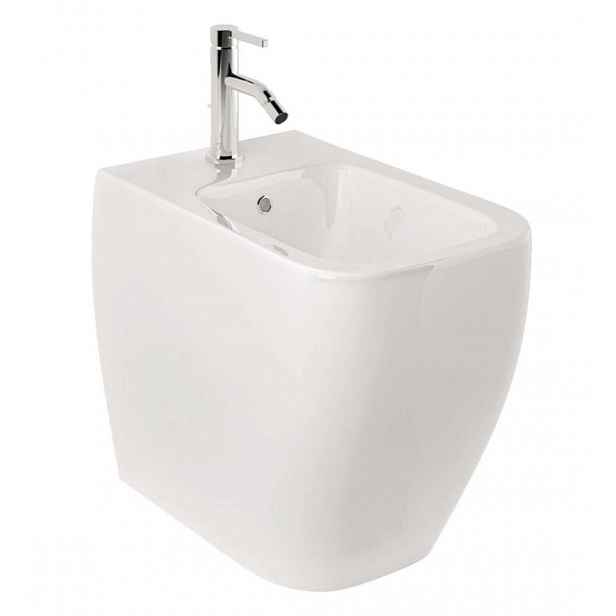 Kludi Resa C - Stojící bidet, otvor pro baterii, lesklá bílá 28BIB0243