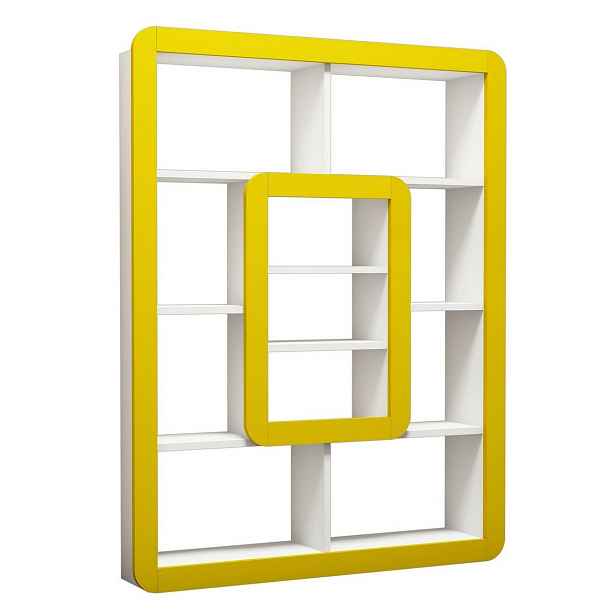 Knihovna Orkide Yellow and White
