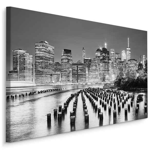 Plátno New York V Noci IV. Varianta: 70x50