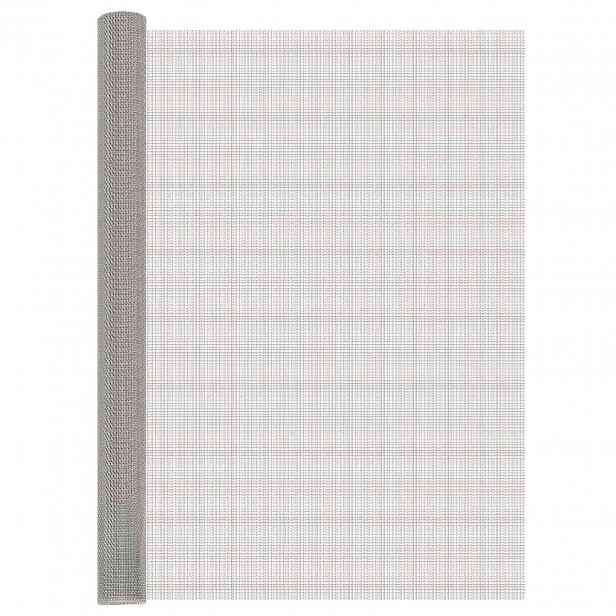 vidaXL Síťovina 120 x 1000 cm 8 Mesh Nerezová ocel 201 Stříbrná