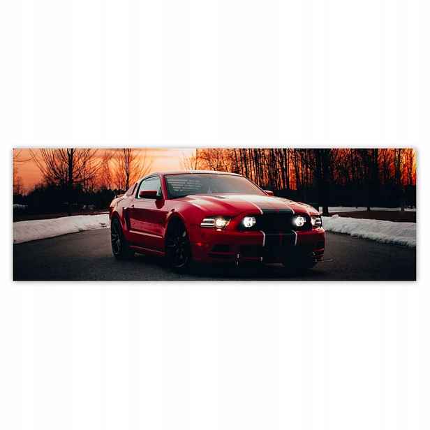 Plakáty 200x66 Ford Mustang Západ Cesta