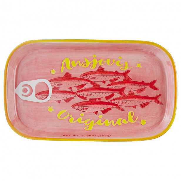 Butlers CORAL COAST Servírovací talíř 27 x 16 cm - sv. oranžová