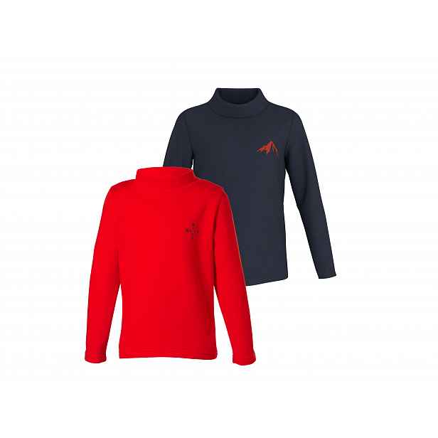 Lupilu® Dětské termo triko s dlouhými rukávy, 2 kusy (navy modrá / modrá, 98/104)
