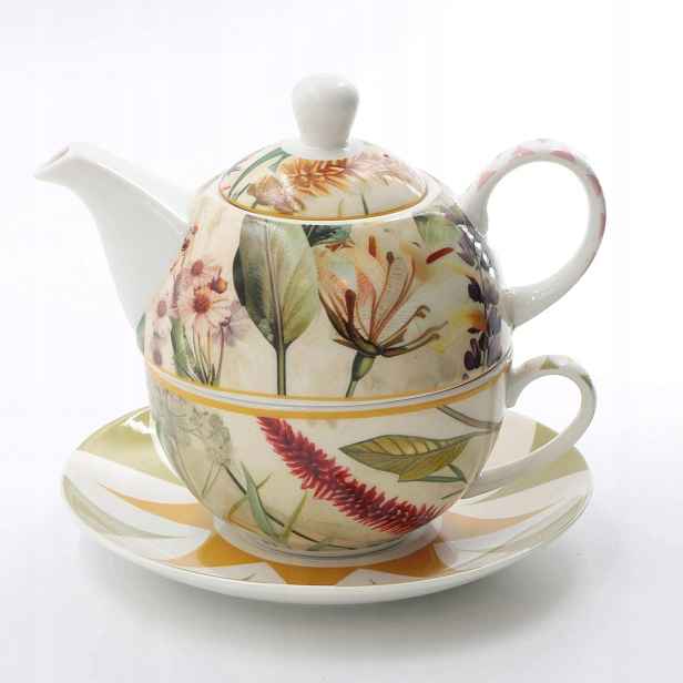 Rose&tulipani Mirabilia Tea4One s podšálkem 300 ml, žlutý Mirabilia
