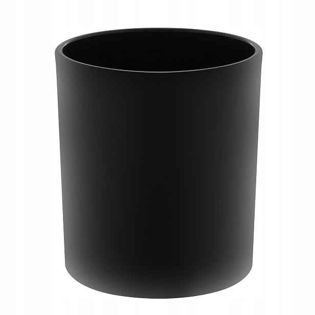 Sklenička na svíčky černá matná 300 ml 72 kusů