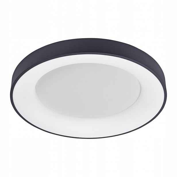 Stropní svítidlo Stropní Svítidlo Černá Led 60 cm Kulaté do obývacího pokoje Giulia Italux