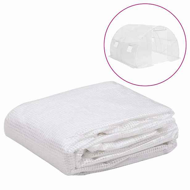 vidaXL Náhradní plachta na skleník (9 m²) 3 x 3 x 2 m průhledná
