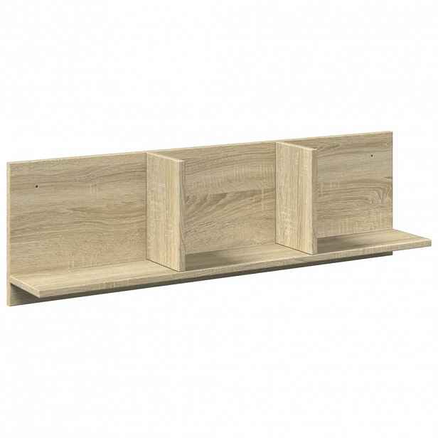 vidaXL Nástěnná skříňka 100 x 16,5 x 30 cm dub sonoma kompozitní dřevo