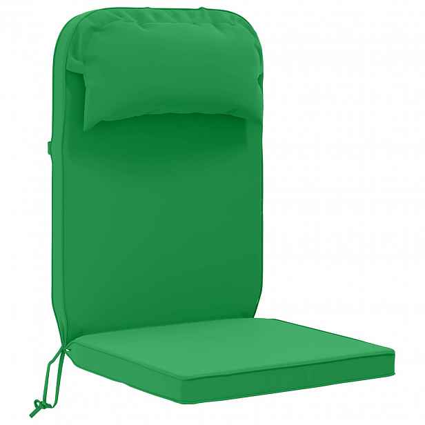 vidaXL Polštář na sluneční lehátko 100% polyester Zelená