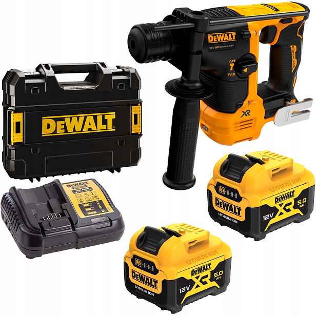 Dewalt Vrtací Kladivo 12V 1,1J Vrtání 2x5,0Ah DCH072P2