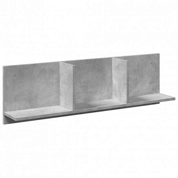 vidaXL Nástěnná skříňka 100x16,5x30 cm betonově šedá kompozitní dřevo