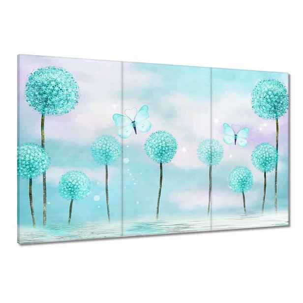Obrazy 120x80 Motýlci Tyrkysový svět
