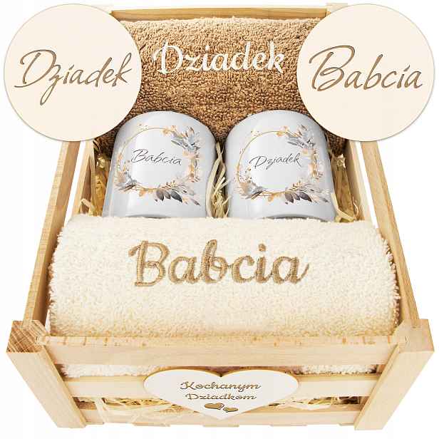 Den babičky a dědečka Náklady na dárky pro prarodiče Ručníky Hrníčky sw db