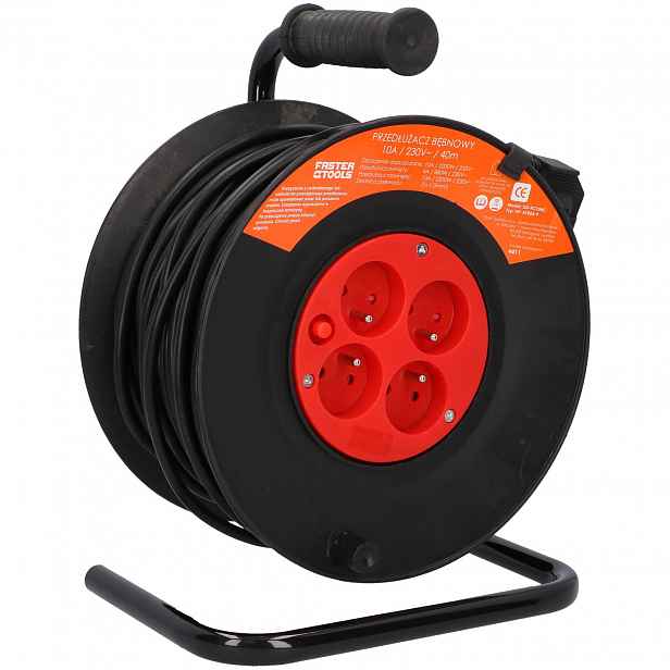 Faster Tools Prodlužovací Kabel bubnový 40