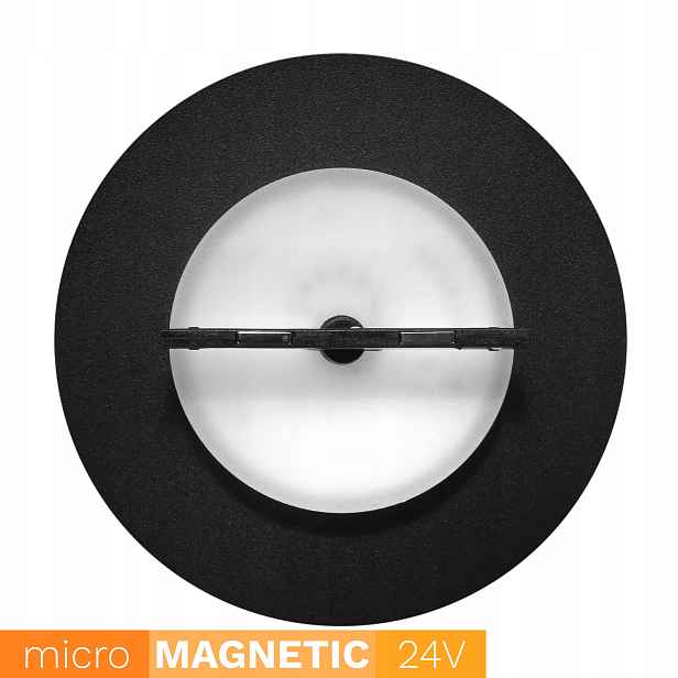 Kulatý magnetické nástěnné svítidlo pro kolejnice UN5-YSBD Micro Magnetic Led 9W 4000K