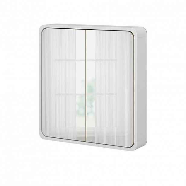 Vicco KOUPELNOVÁ ZRCADLOVÁ SKŘÍŇKA Arla Bílá/dub 60 x 60 cm