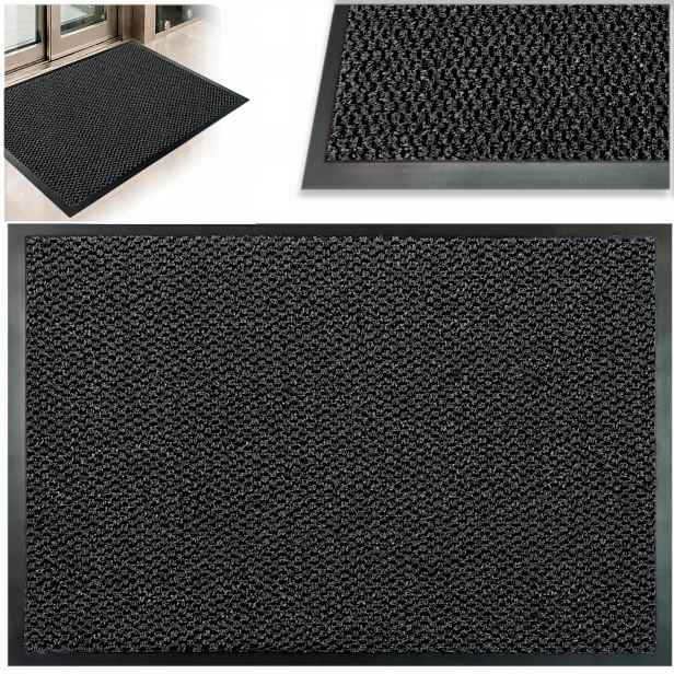 Vnější Stěrač Pod Dveře Velký 80x120 Vstupní Šedý 3D