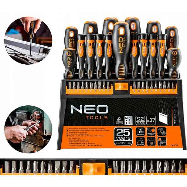 Neo Tools Sada Šroubovacích Nástavců A Koncovek 04-210